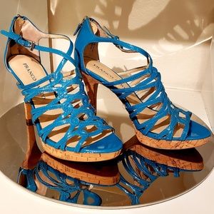 FRANCO  SARTO Turquoise 4" Heels